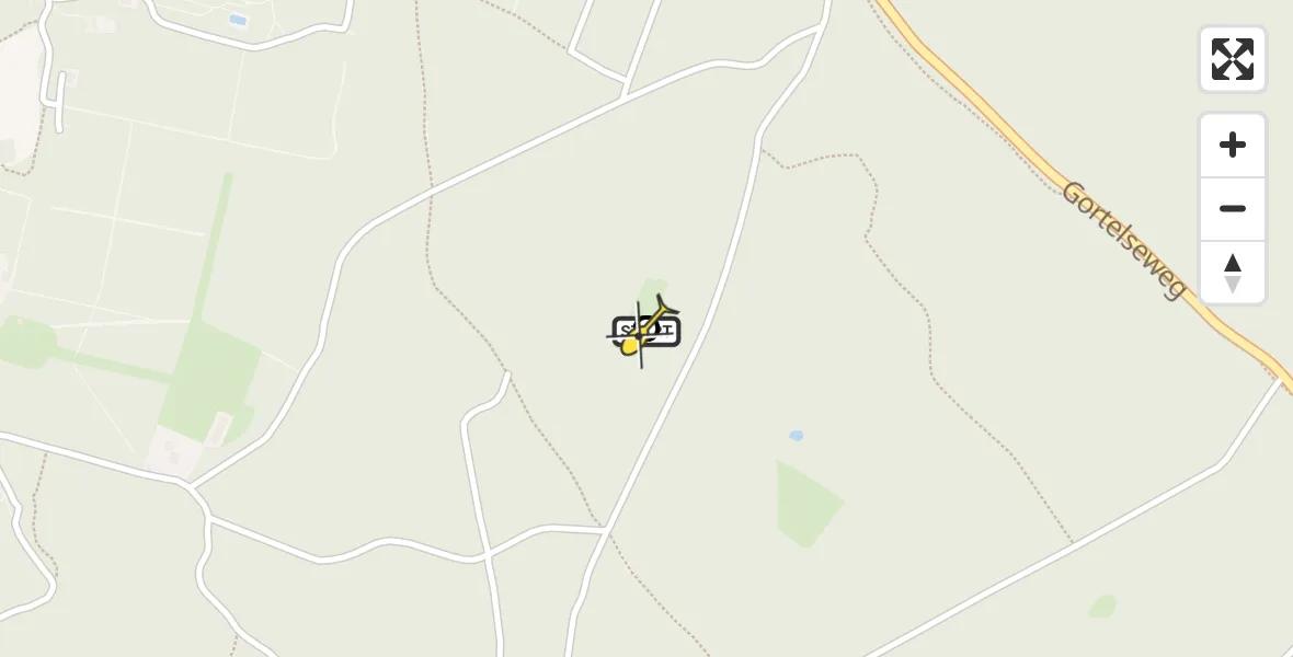 Routekaart van de vlucht: Traumahelikopter naar Vierhouten