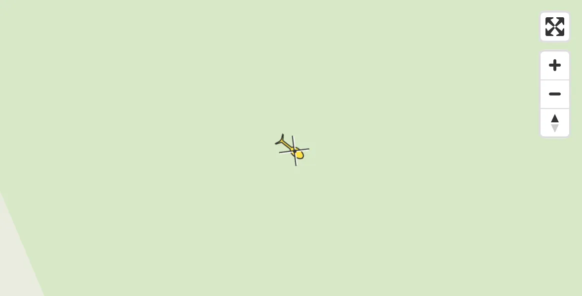 Routekaart van de vlucht: Traumahelikopter naar Yde