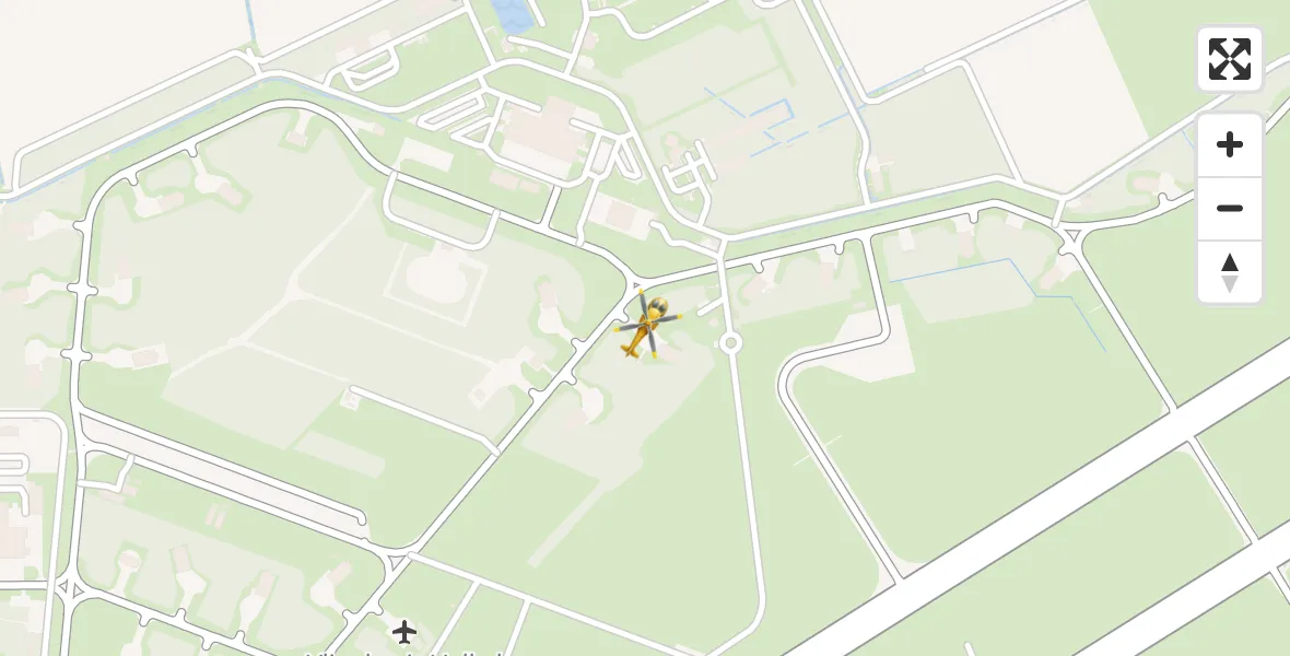 Vluchtroute Traumahelikopter Vliegbasis Volkel - Vliegbasis Volkel, 30 april 2022, 12:44