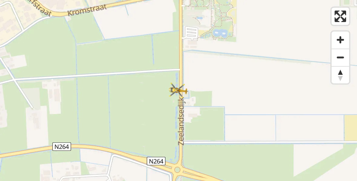 Vluchtroute Traumahelikopter Vliegbasis Volkel - Vliegbasis Volkel, 06 mei 2022, 17:43