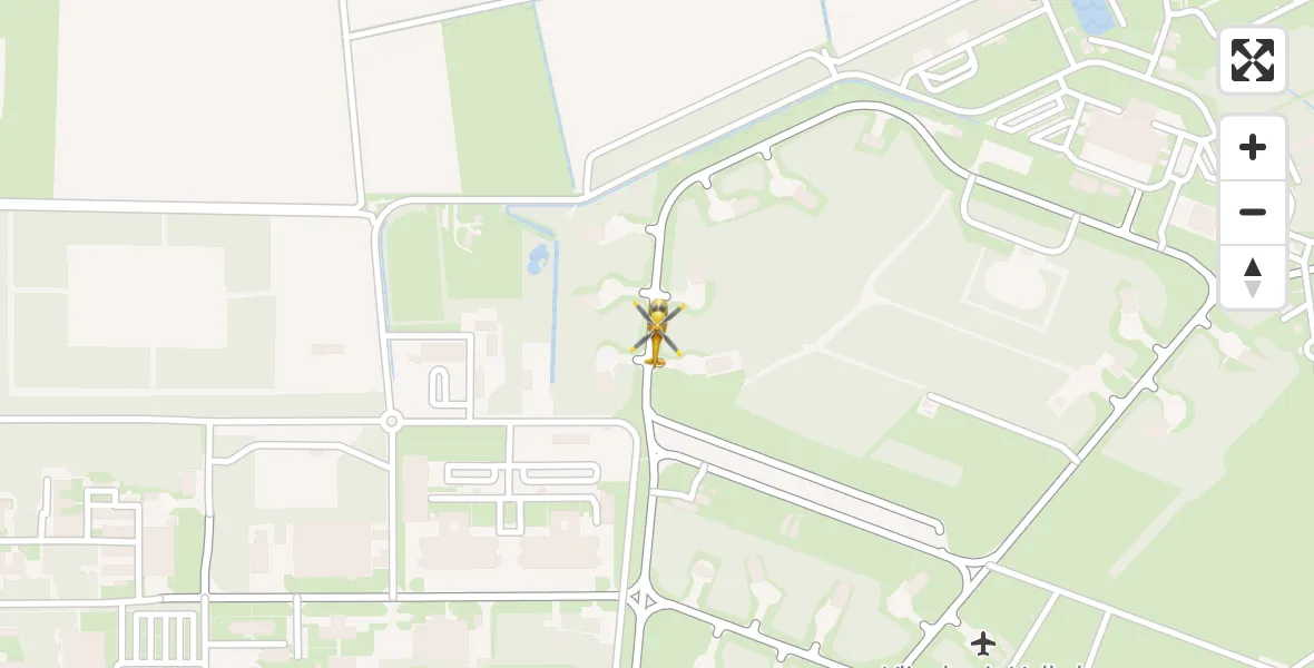 Vluchtroute Traumahelikopter Vliegbasis Volkel - Vliegbasis Volkel, 07 mei 2022, 11:37
