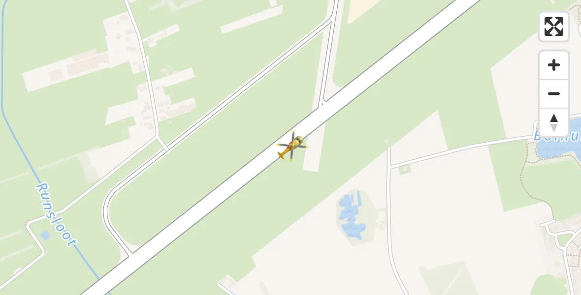 Vluchtroute Traumahelikopter Groningen Airport Eelde - Groningen Airport Eelde, 08 mei 2022, 09:34