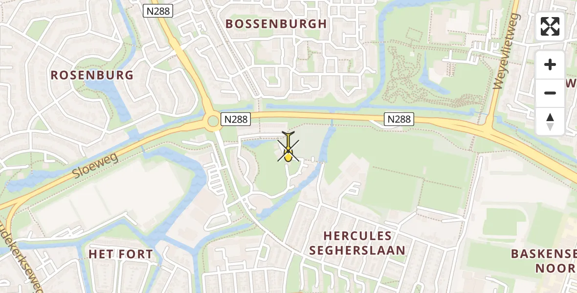 Routekaart van de vlucht: Lifeliner 2 naar Vlissingen