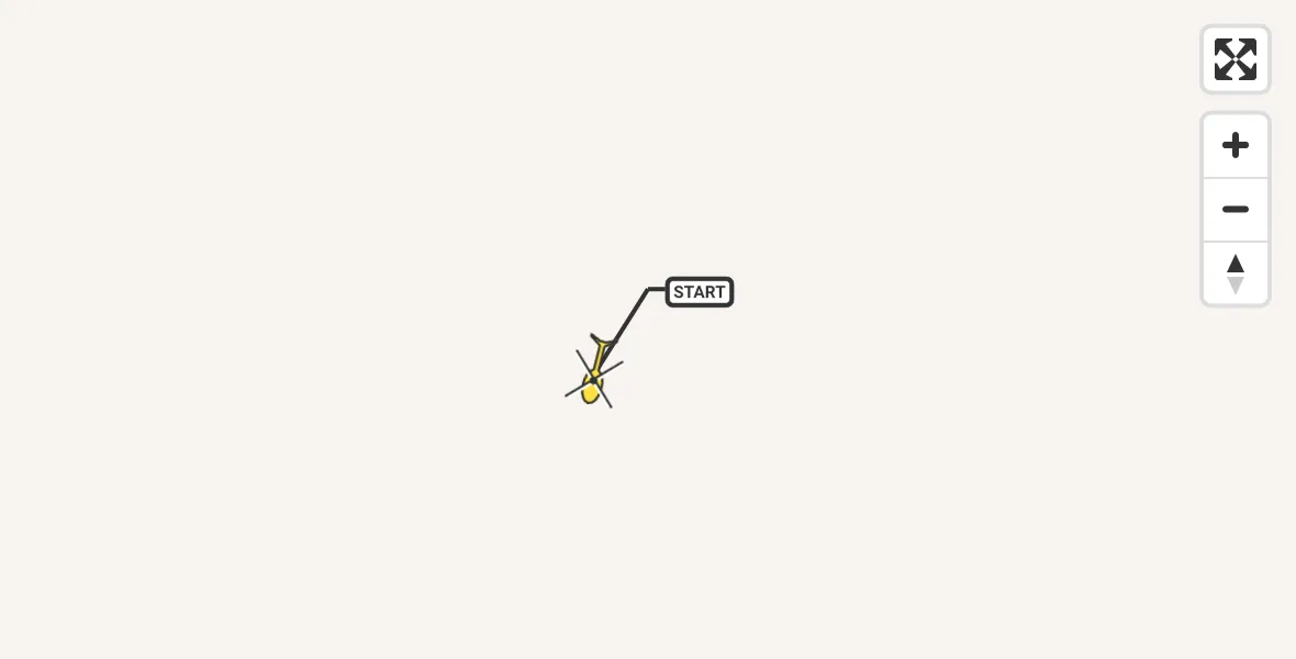 Routekaart van de vlucht: Traumahelikopter naar Sankt Augustin