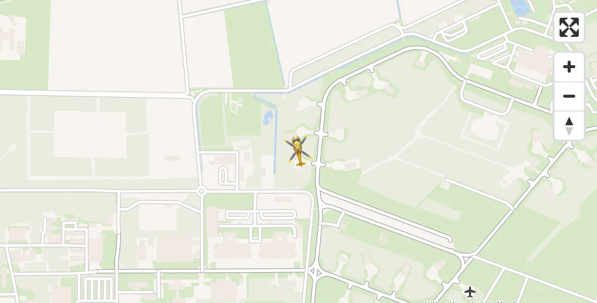Vluchtroute Traumahelikopter Vliegbasis Volkel - Vliegbasis Volkel, 02 juni 2022, 09:10