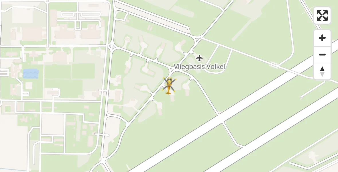 Vluchtroute Traumahelikopter Vliegbasis Volkel - Vliegbasis Volkel, 03 juni 2022, 08:13