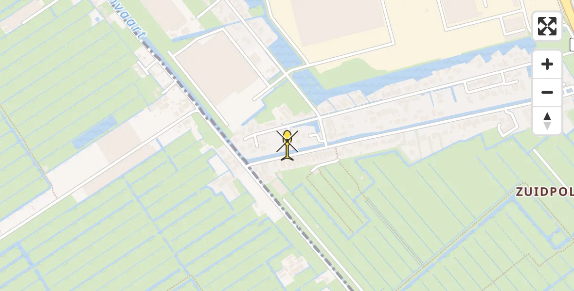 Vluchtroute Politiehelikopter van Berkel en Rodenrijs naar Berkel en Rodenrijs