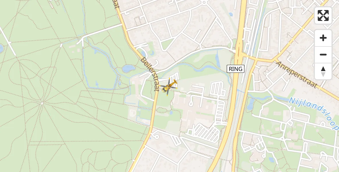 Vluchtroute Traumahelikopter Assen - Assen, 06 juni 2022, 06:26
