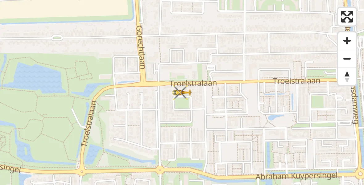 Vluchtroute Traumahelikopter Hoogezand - Hoogezand, 06 juni 2022, 16:23