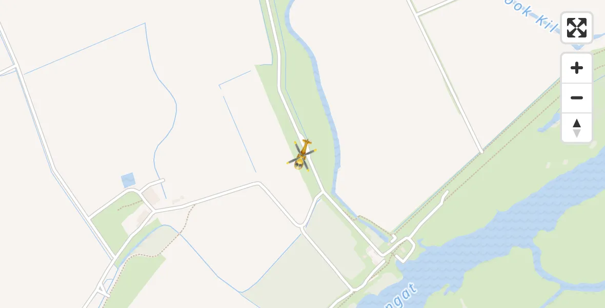 Vluchtroute Traumahelikopter Dordrecht - Dordrecht, 06 juni 2022, 18:48