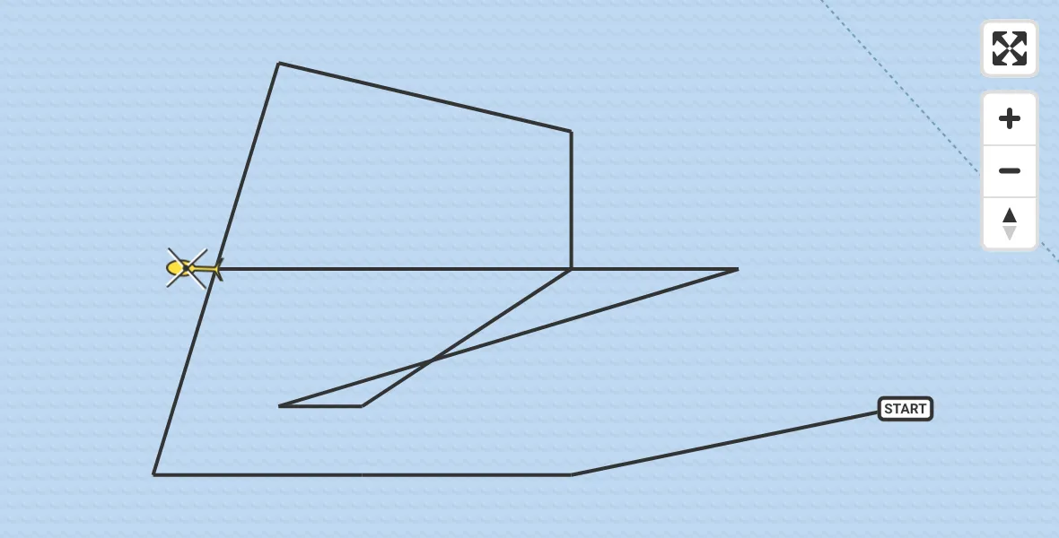 Routekaart van de vlucht: Politiehelikopter naar Lelystad