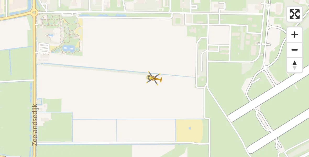 Vluchtroute Traumahelikopter Vliegbasis Volkel - Vliegbasis Volkel, 11 juni 2022, 13:39