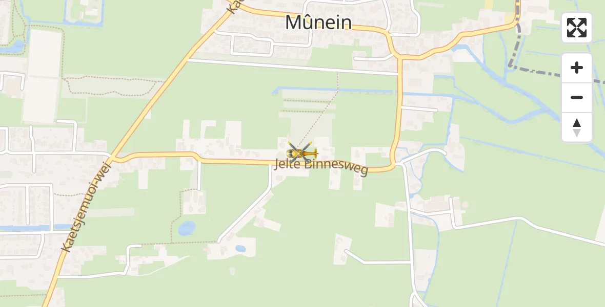 Vluchtroute Traumahelikopter Mûnein - Mûnein, 15 juni 2022, 08:31