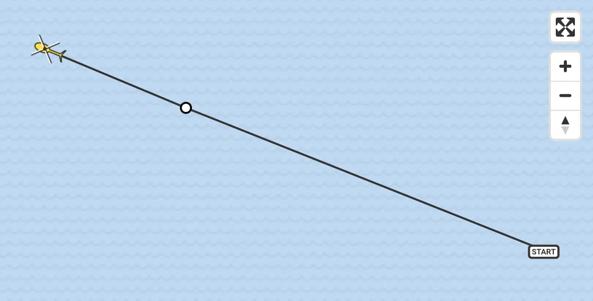 Routekaart van de vlucht: Ambulancehelikopter naar Formerum