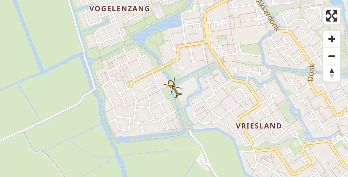 Routekaart van de vlucht: Lifeliner 2 naar Spijkenisse