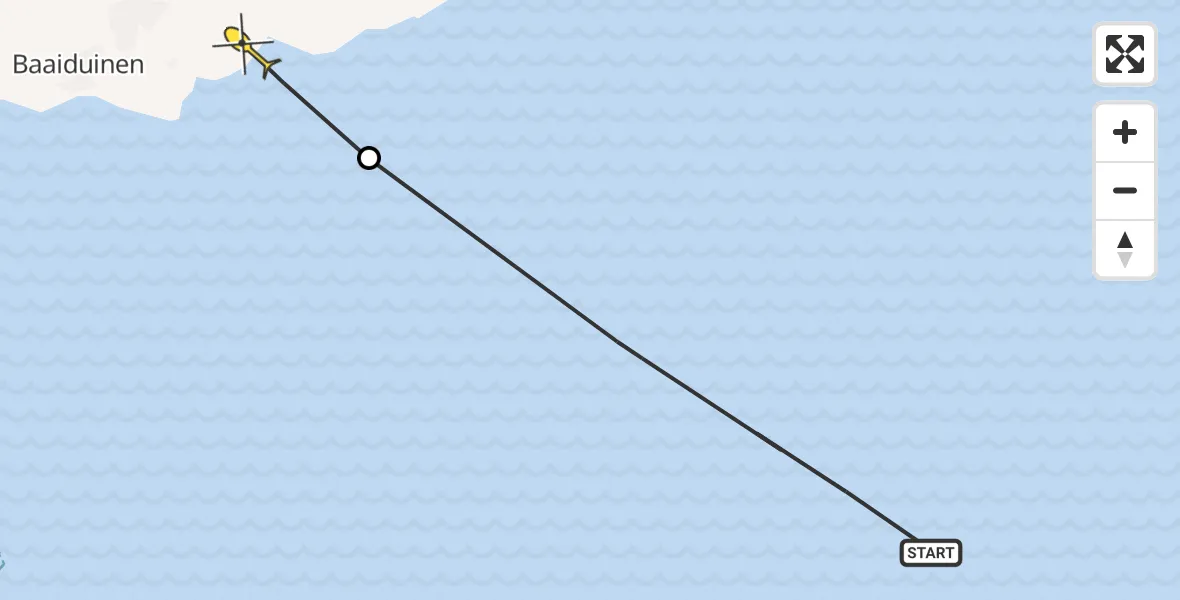 Routekaart van de vlucht: Ambulancehelikopter naar Formerum