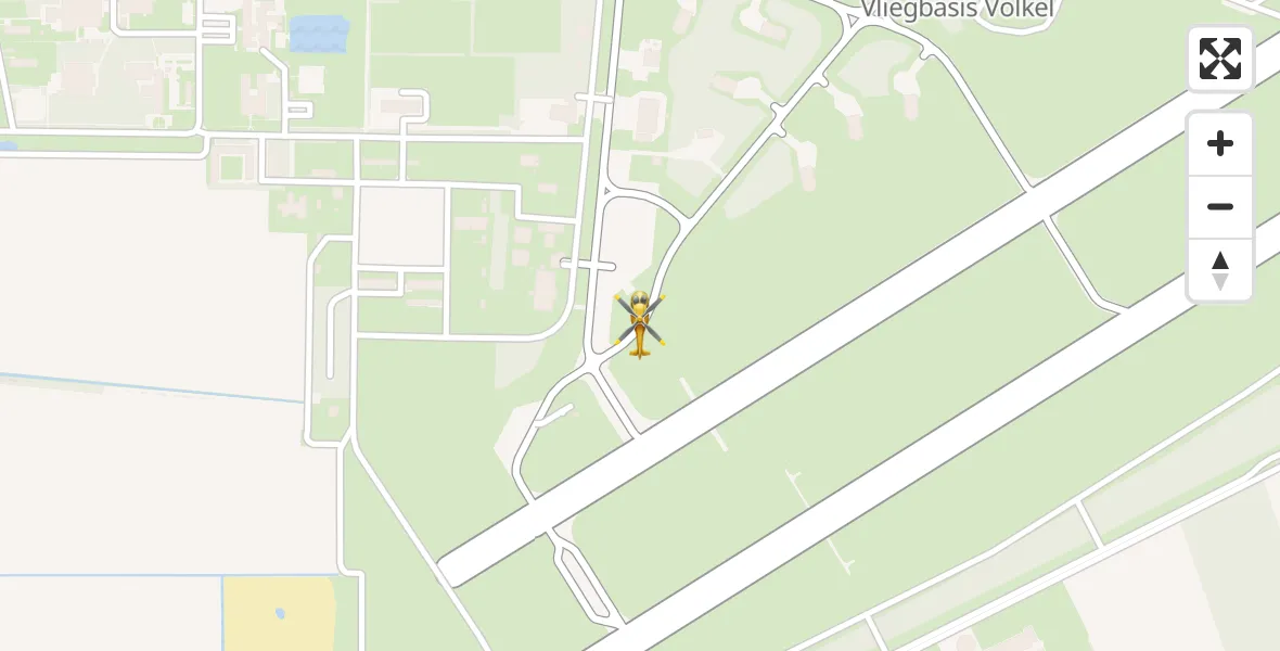 Vluchtroute Traumahelikopter Vliegbasis Volkel - Vliegbasis Volkel, 29 juni 2022, 16:06