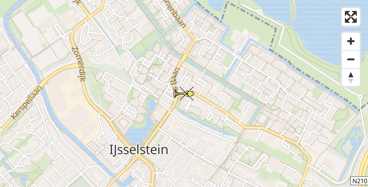 Routekaart van de vlucht: Lifeliner 2 naar IJsselstein