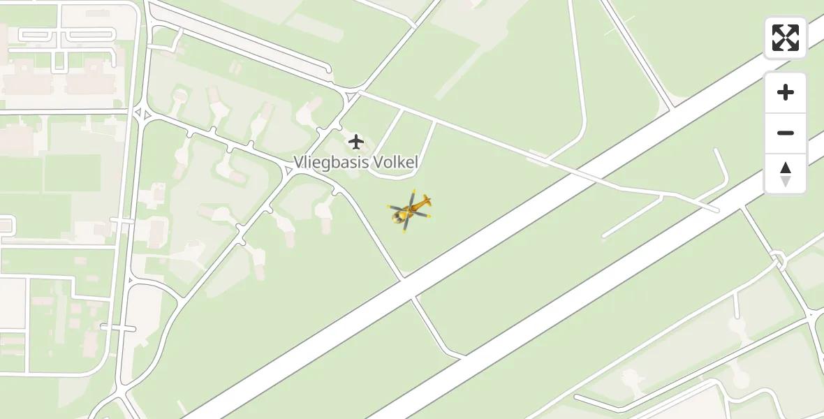 Vluchtroute Traumahelikopter Vliegbasis Volkel - Vliegbasis Volkel, 01 juli 2022, 19:06