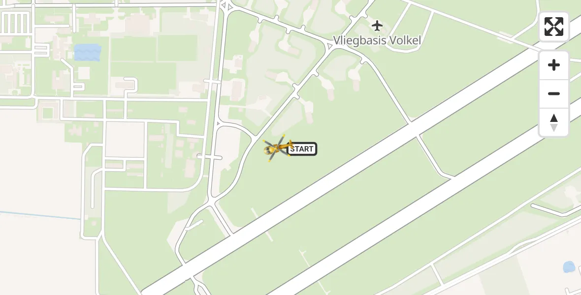 Vluchtroute Traumahelikopter Vliegbasis Volkel - Vliegbasis Volkel, 02 juli 2022, 17:46
