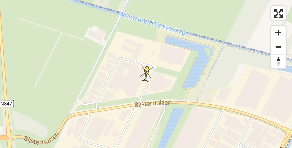 Routekaart van de vlucht: Lifeliner 3 naar Wijchen