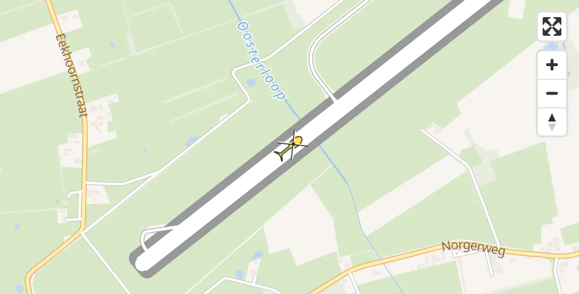 Routekaart van de vlucht: Lifeliner 4 naar Groningen Airport Eelde