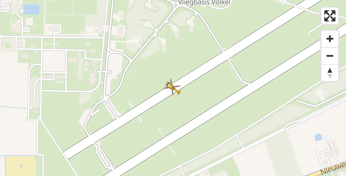 Vluchtroute Traumahelikopter Vliegbasis Volkel - Vliegbasis Volkel, 06 juli 2022, 05:38