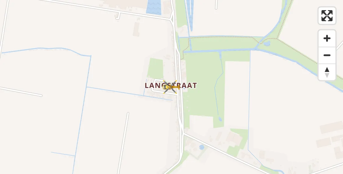 Vluchtroute Traumahelikopter Achthuizen - Achthuizen, 07 juli 2022, 14:34