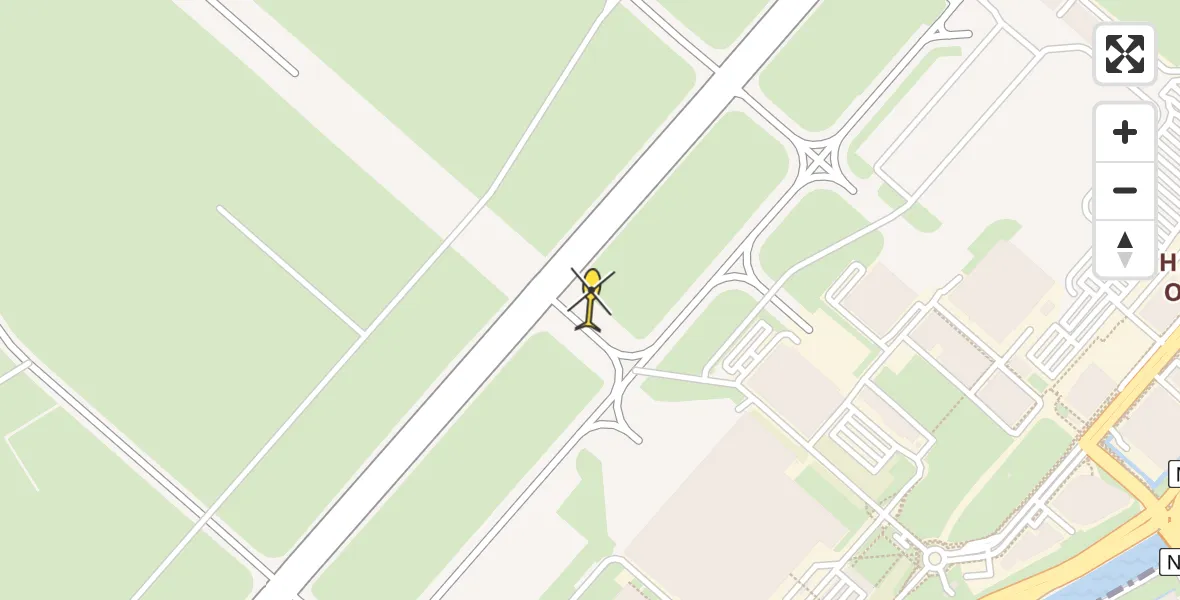 Vluchtroute Politiehelikopter van Schiphol naar Schiphol
