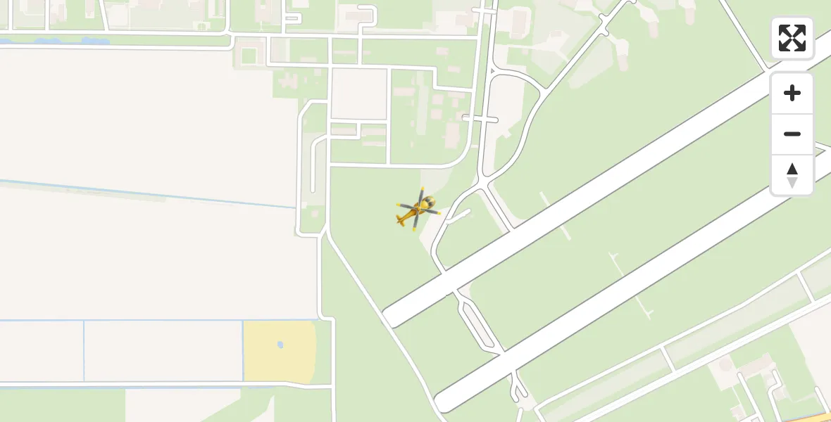 Vluchtroute Traumahelikopter Vliegbasis Volkel - Vliegbasis Volkel, 27 juli 2022, 19:06