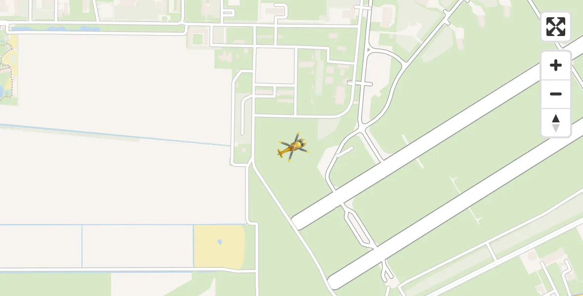 Vluchtroute Traumahelikopter Vliegbasis Volkel - Vliegbasis Volkel, 02 augustus 2022, 00:05