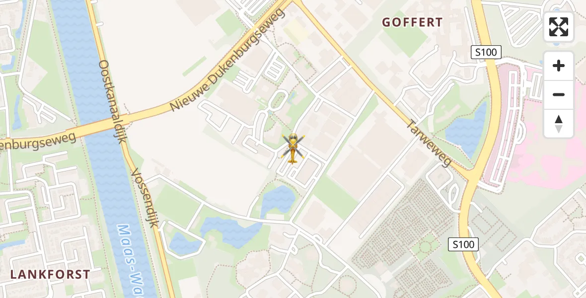 Vluchtroute Traumahelikopter Nijmegen - Nijmegen, 08 augustus 2022, 09:26