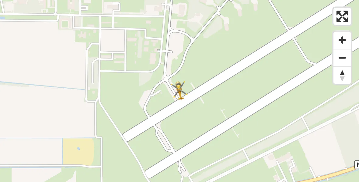 Vluchtroute Traumahelikopter Vliegbasis Volkel - Vliegbasis Volkel, 09 augustus 2022, 10:16