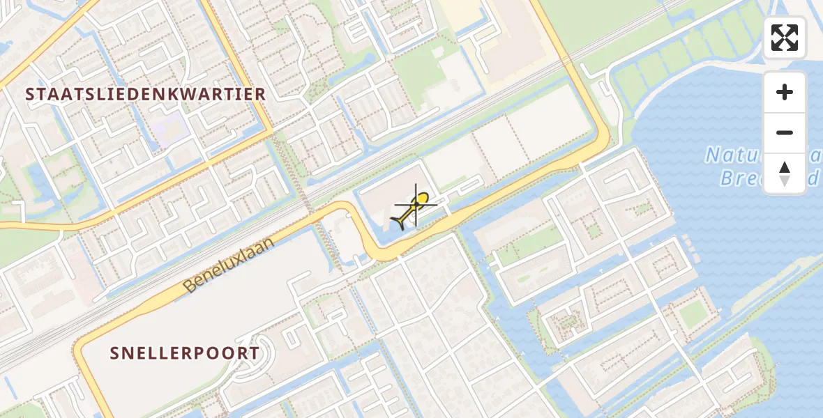 Routekaart van de vlucht: Lifeliner 2 naar Woerden