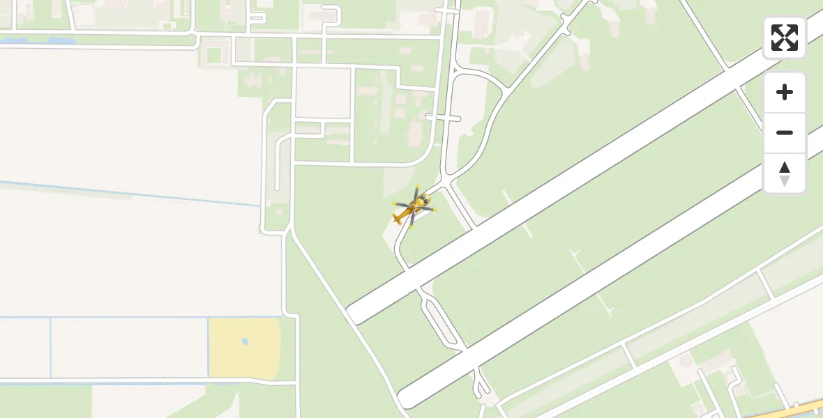 Vluchtroute Traumahelikopter Vliegbasis Volkel - Vliegbasis Volkel, 11 augustus 2022, 07:57