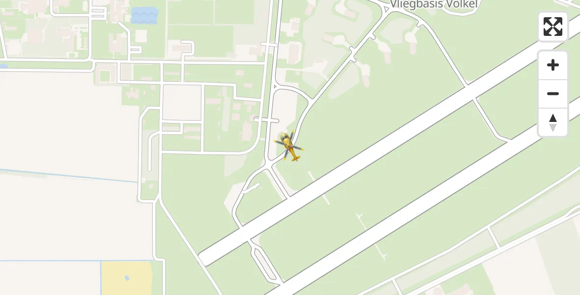 Vluchtroute Traumahelikopter Vliegbasis Volkel - Vliegbasis Volkel, 20 augustus 2022, 20:52