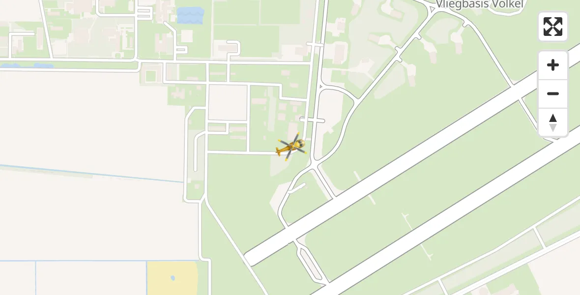 Vluchtroute Traumahelikopter Vliegbasis Volkel - Vliegbasis Volkel, 22 augustus 2022, 10:31
