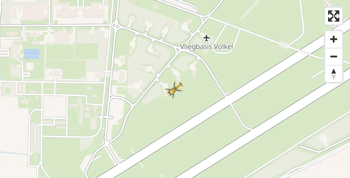 Vluchtroute Traumahelikopter Vliegbasis Volkel - Vliegbasis Volkel, 06 september 2022, 09:01