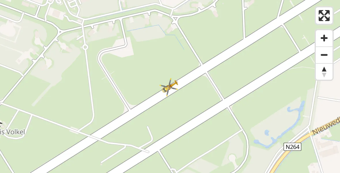 Vluchtroute Traumahelikopter Vliegbasis Volkel - Vliegbasis Volkel, 06 september 2022, 14:40