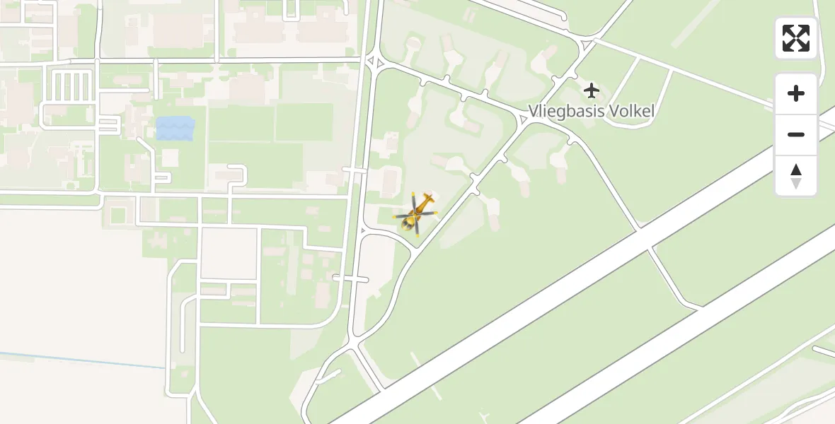 Vluchtroute Traumahelikopter Vliegbasis Volkel - Vliegbasis Volkel, 08 september 2022, 11:32