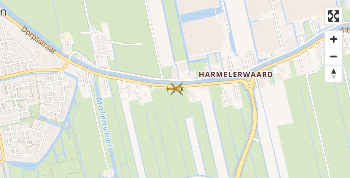 Vluchtroute Traumahelikopter Harmelen - Harmelen, 09 september 2022, 05:36