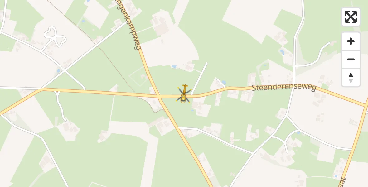 Vluchtroute Traumahelikopter Hengelo (Gld) - Hengelo (Gld), 09 september 2022, 12:59