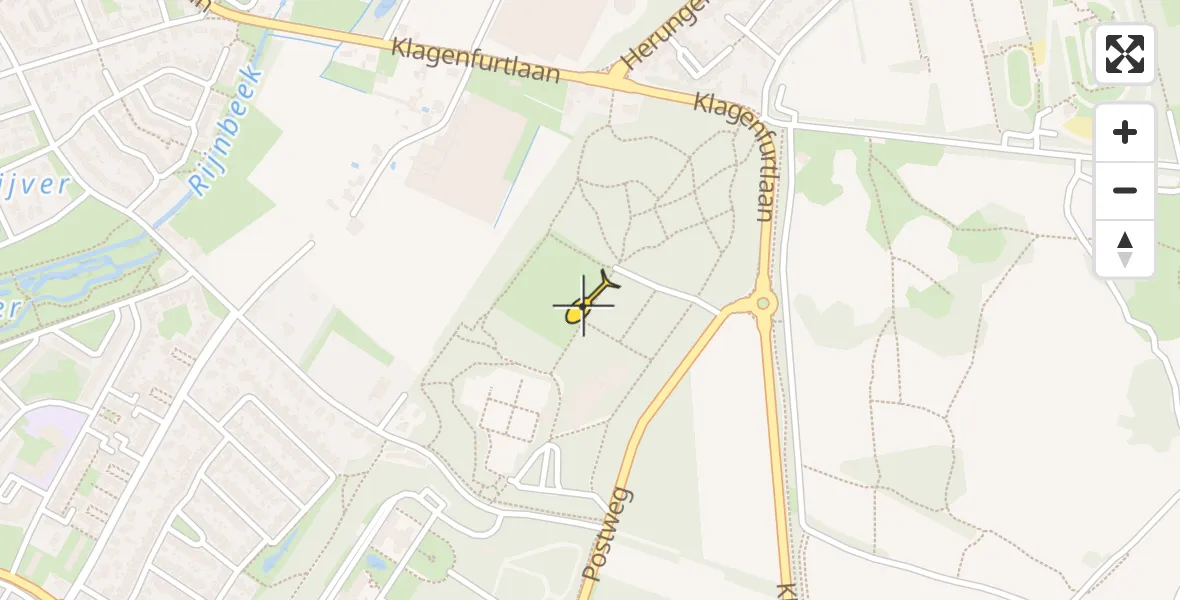 Routekaart van de vlucht: Lifeliner 3 naar Venlo