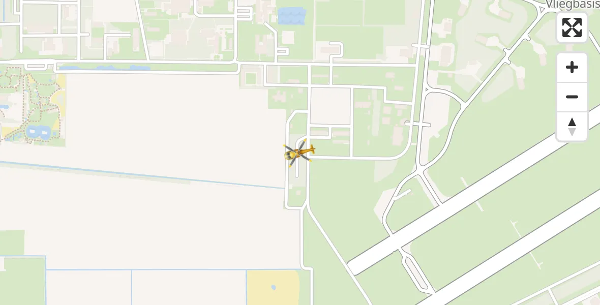 Vluchtroute Traumahelikopter Vliegbasis Volkel - Vliegbasis Volkel, 10 september 2022, 15:04