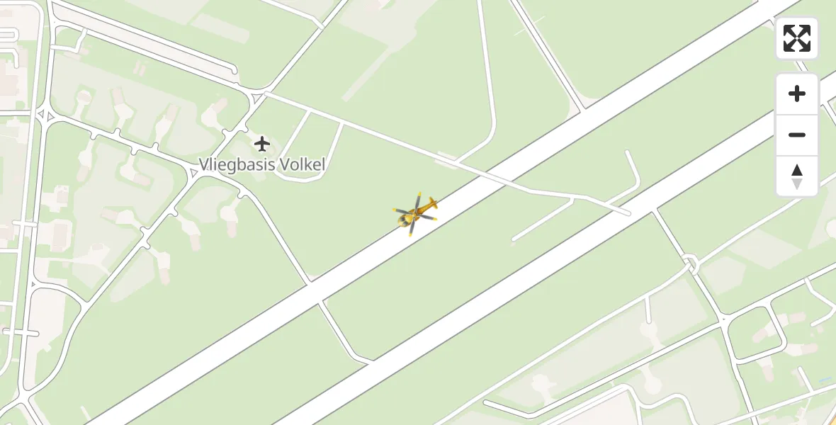 Vluchtroute Traumahelikopter Vliegbasis Volkel - Vliegbasis Volkel, 11 september 2022, 22:27