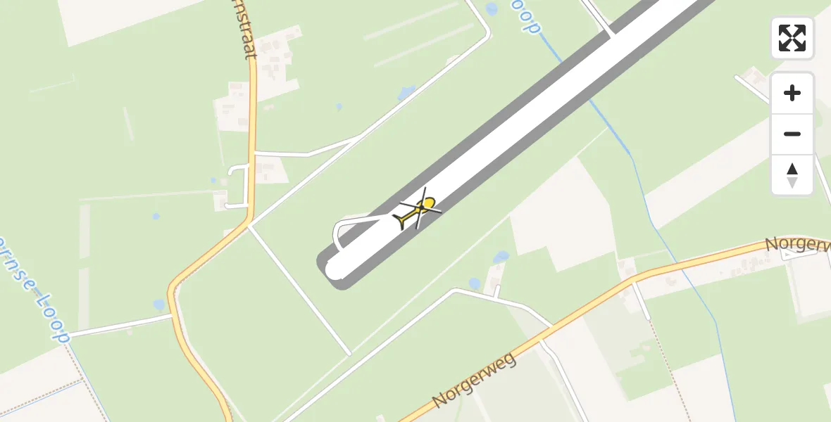 Routekaart van de vlucht: Lifeliner 4 naar Groningen Airport Eelde