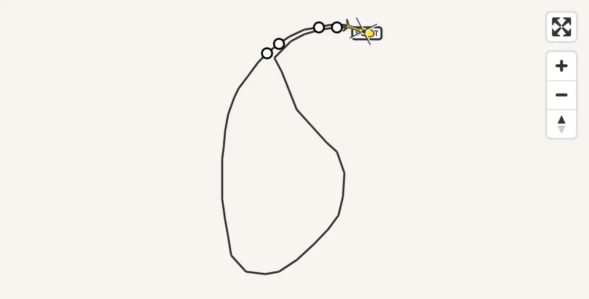 Routekaart van de vlucht: Traumahelikopter naar Sankt Augustin