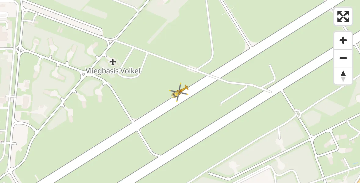 Vluchtroute Traumahelikopter Vliegbasis Volkel - Vliegbasis Volkel, 24 september 2022, 14:16