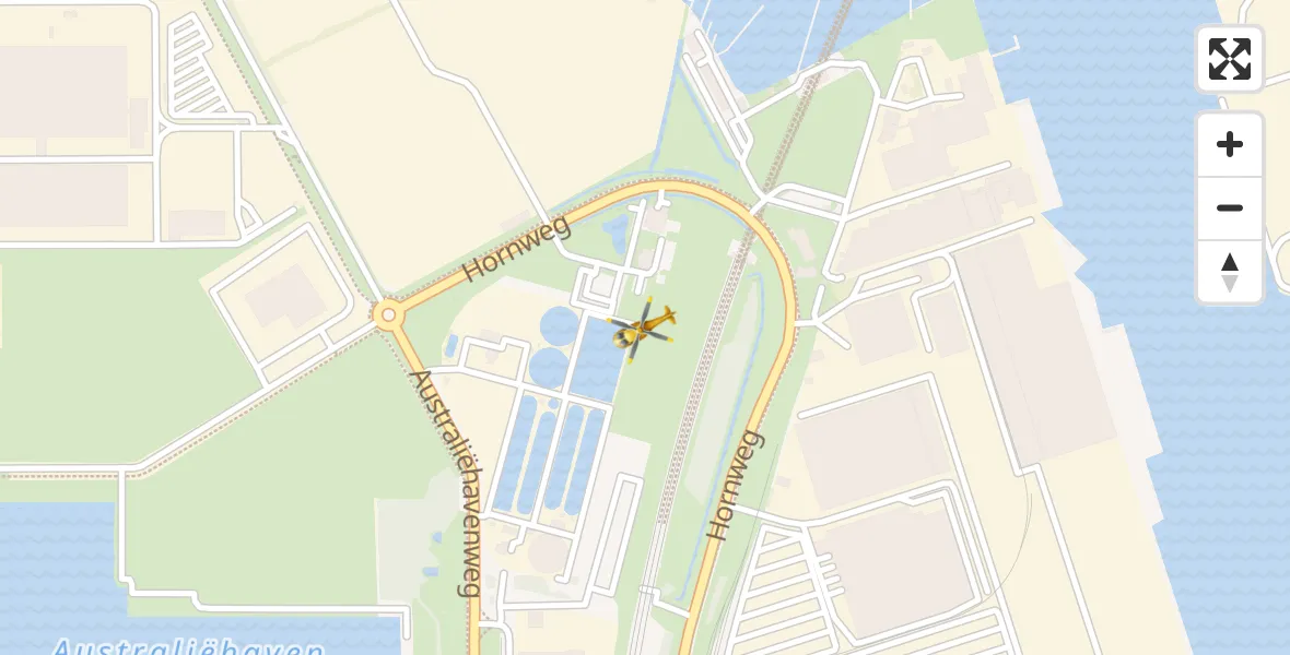 Vluchtroute Traumahelikopter Amsterdam Heliport - Amsterdam Heliport, 28 september 2022, 08:00