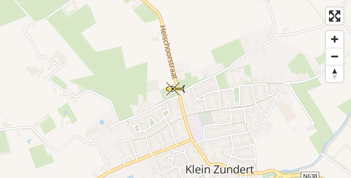 Routekaart van de vlucht: Lifeliner 3 naar Klein Zundert